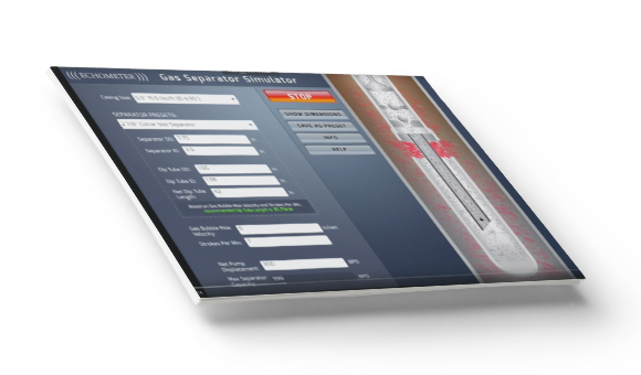 Echometer Gas Simulator Software