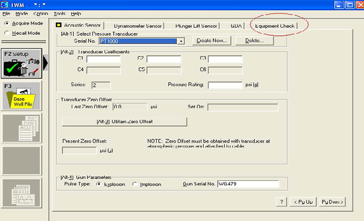 Check for Pressure Transient Testing Capabilities