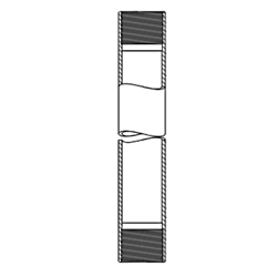 BARREL, THIN WALL “RS” SOFT-PACKED, 14THD (120)