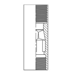 CLOSED BARREL ZERO EXTENSION (405)