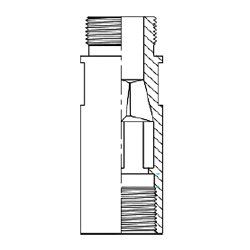 CLOSED DOUBLE VALVE (414)