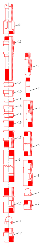 THIN WALL BARREL A.P.I. TYPE RWAC