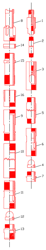 THIN WALL BARREL A.P.I. TYPE RWAM