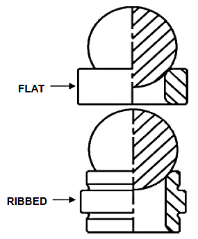 Balls And Seats, Flat (103), Ribbed (104)