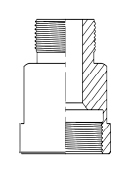 Bushing, Adapter, Hold-down Sub (307)