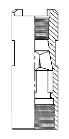 Hold-down Standing Valve Blind (417)