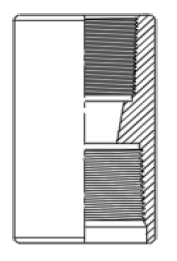 Coupling – Working Barrel – Lower 2-1/8 OD (456)