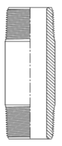 Nipple – Seating – Cup-type with Tubing Threads (481)