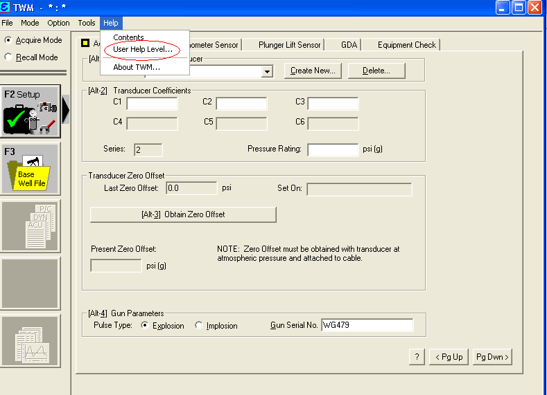 How to enable pressure transient tracking in Echometer TWM - Step 2